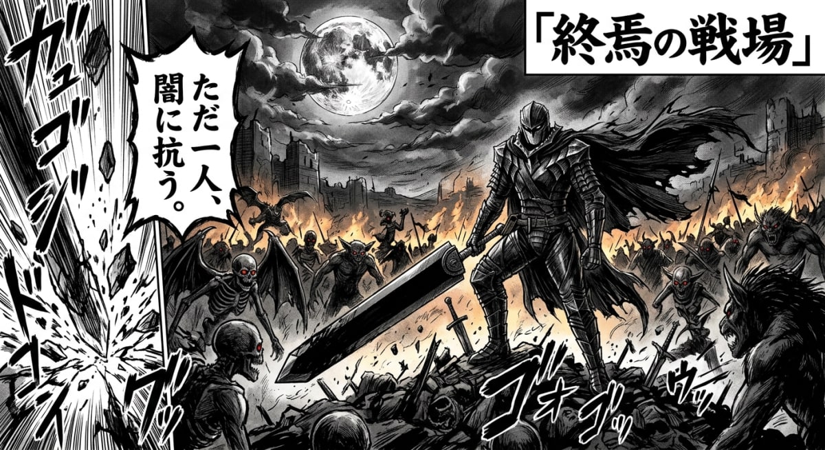 ベルセルクに似たダークファンタジー漫画3選