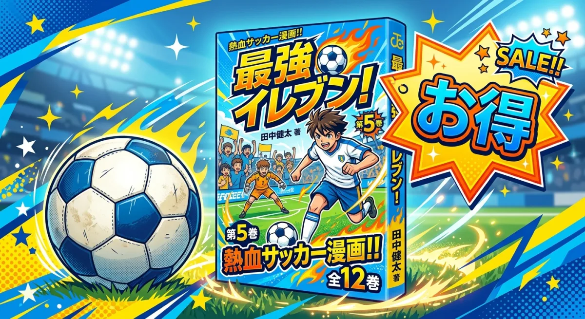 ブルーロックの漫画とサッカーボール